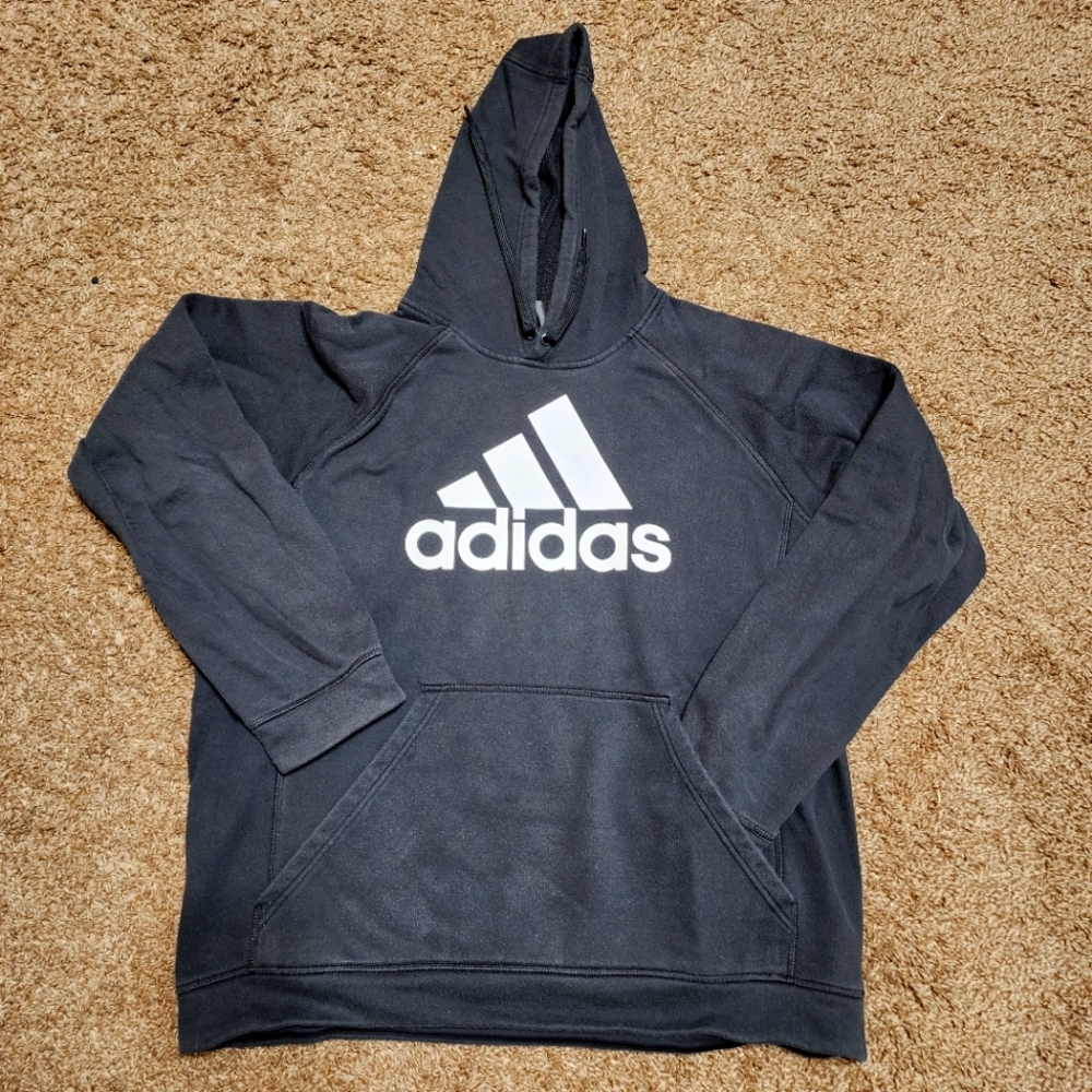 Adidas Black And White Men's Hoodie